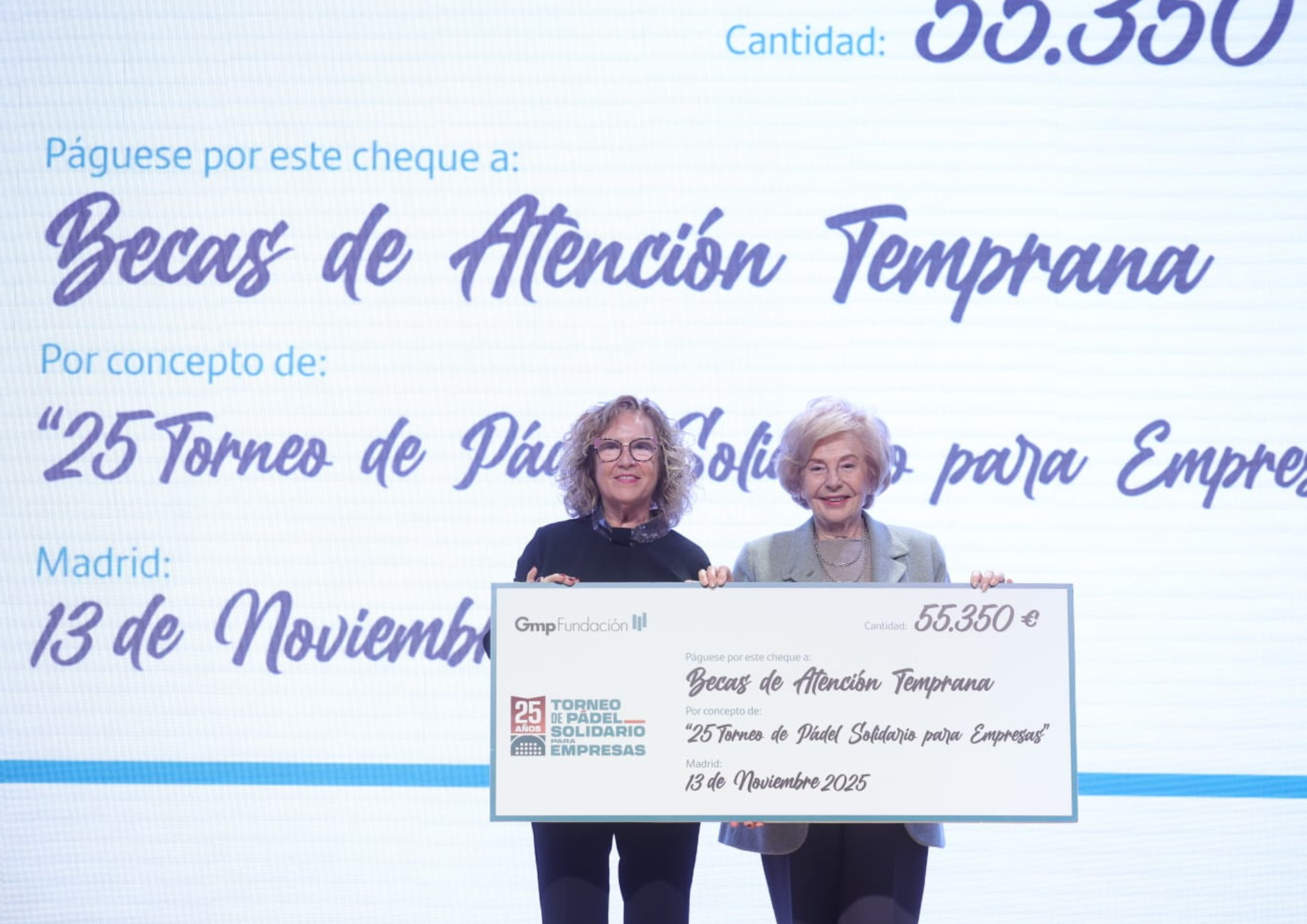 24 menores con parálisis cerebral recibirán tratamientos de atención temprana gracias al 25º Torneo de Pádel Solidario para Empresas